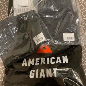 American Giant black leggings